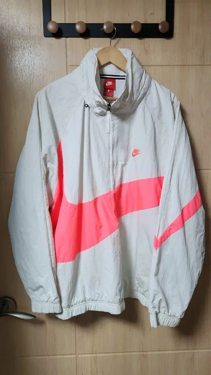 Nike ナイキ ビックスウォッシュ アノラック ホワイトピンク XL