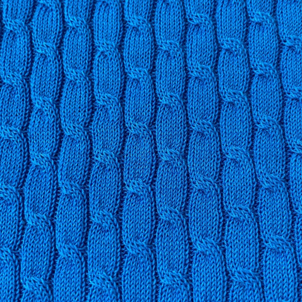 【美品】ゾーイZOYレディース 長袖 ニット セーター　サイズ38 サイズ：38 ZOY ゾーイ 長袖ニットセーター ブルー系 [240101540145