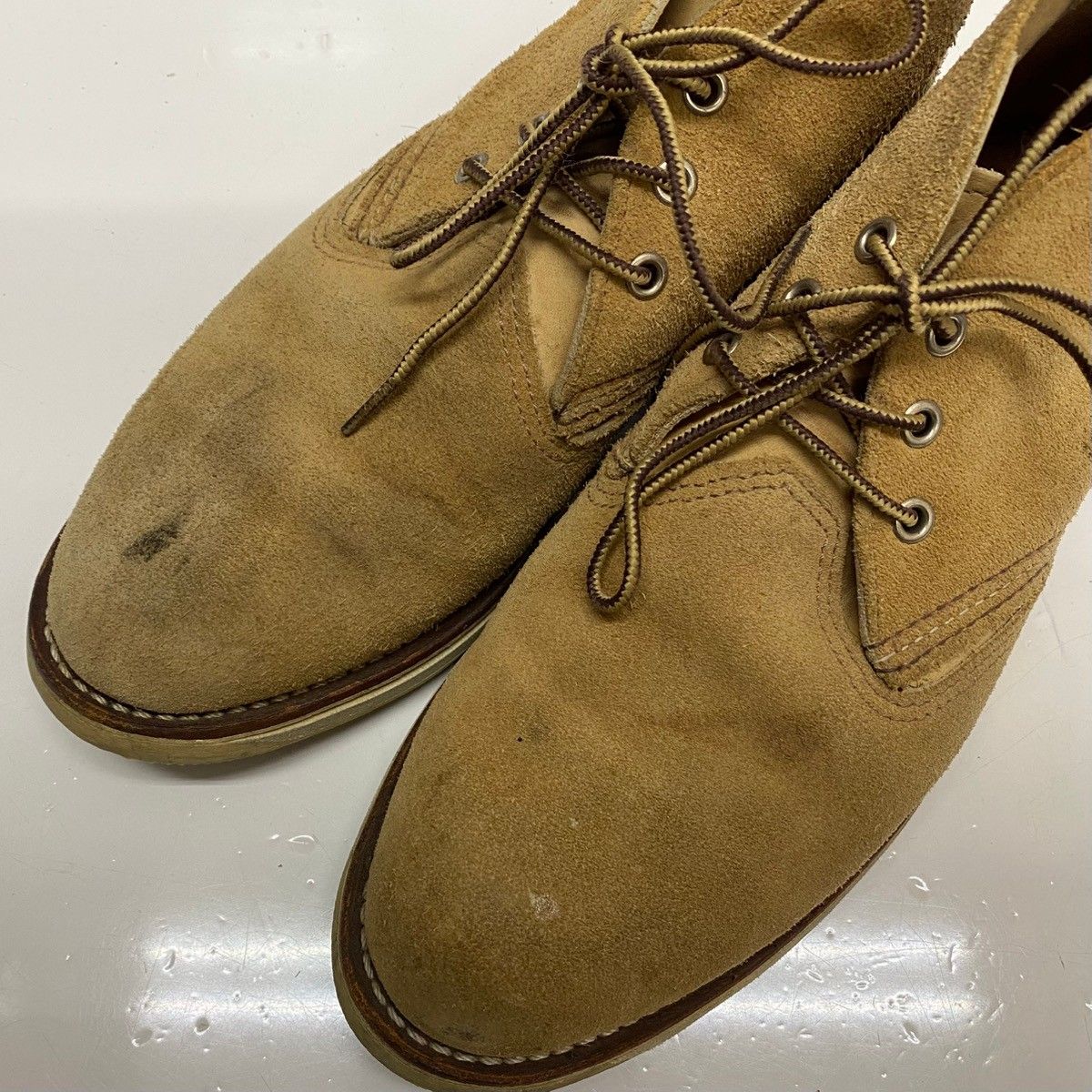 レッドウィング RED WING WORK CHUKKA USA製 チャッカブーツ スエード