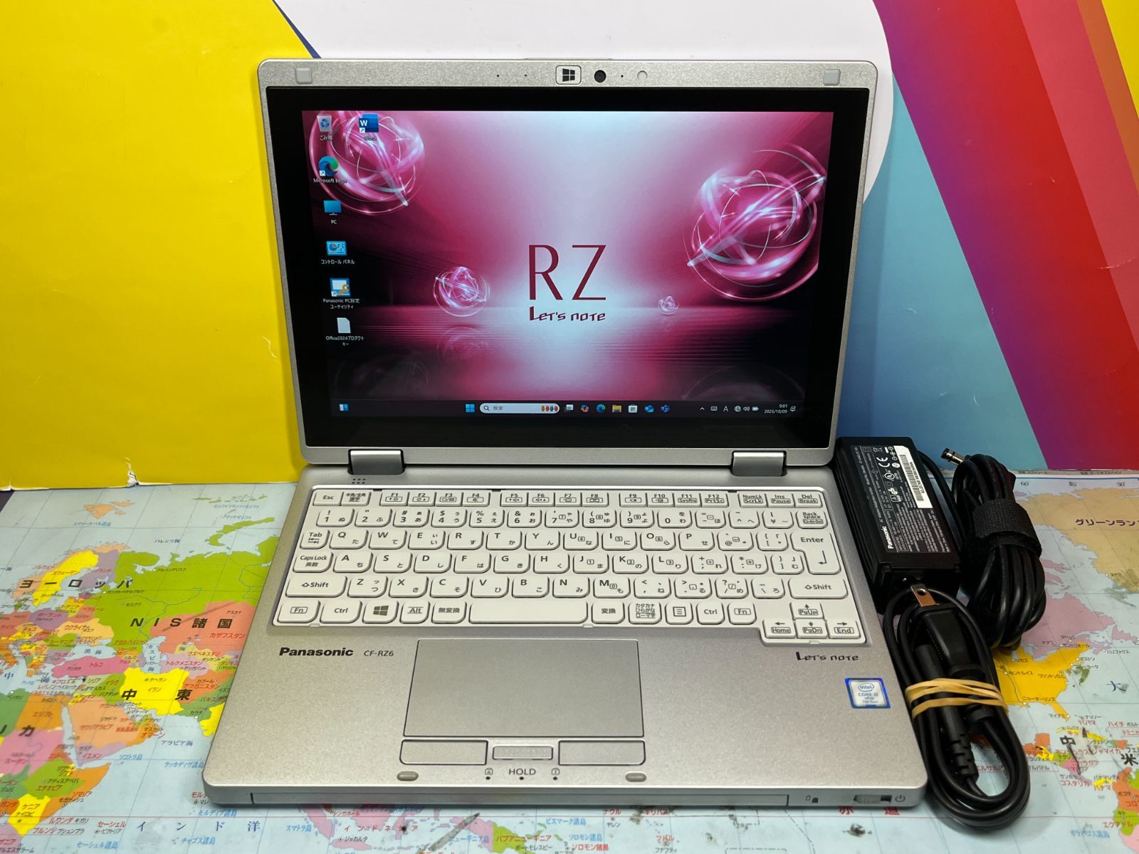 JC09155　極美品 パナソニック CF-RZ6 LTE Office2024 10.1型　軽量　コンパクトノートパソコン JC09155 極美品 パナソニック CF-RZ6 LTE Office2024 10.1型 軽量