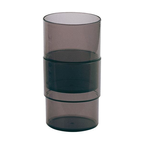 まとめ 小森樹脂 スタッキングコップ 200ml ブラック 1個 ×30セット