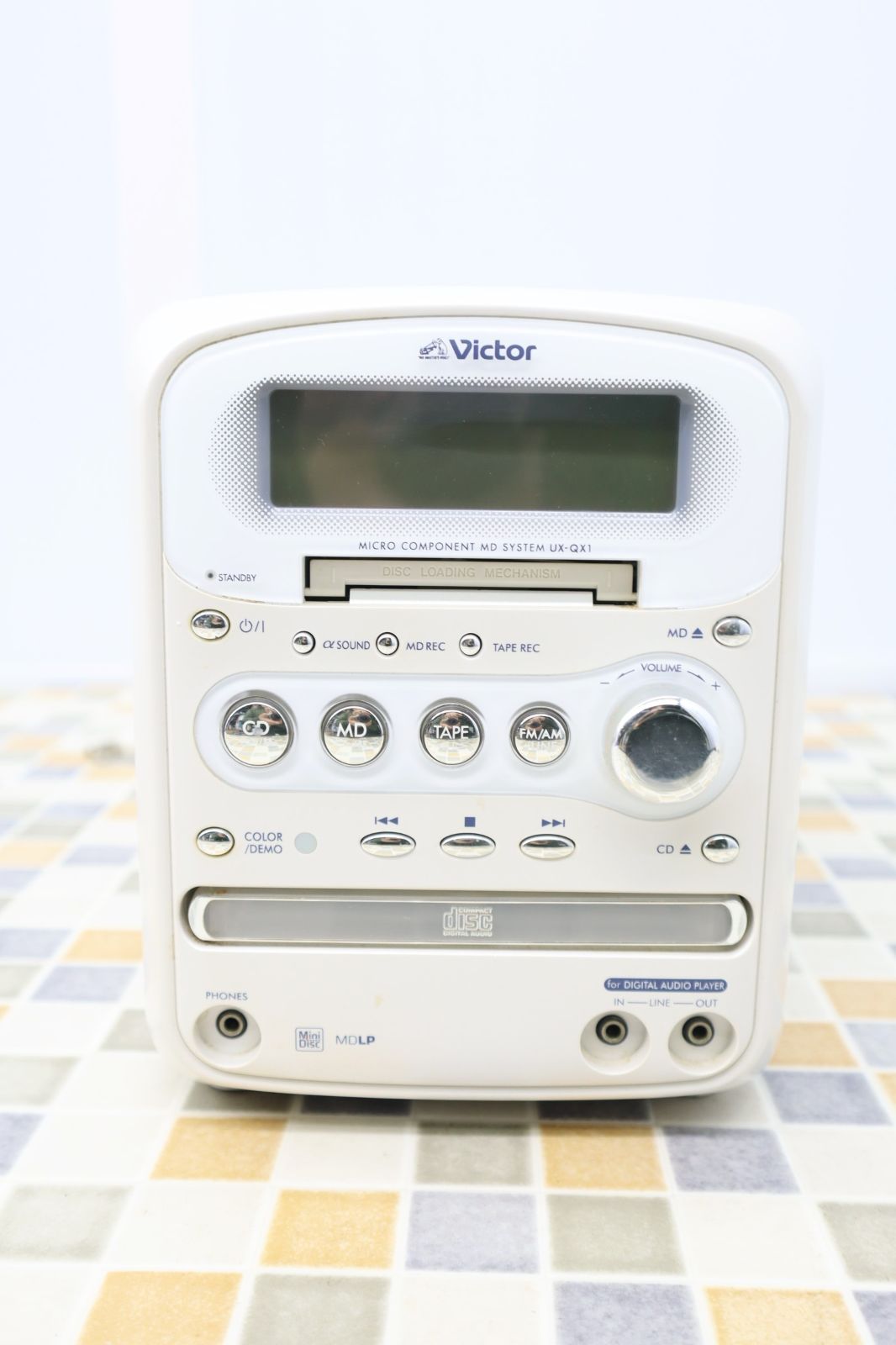 Victor CA-UXQX1-W CD MD カセット コンポ - その他