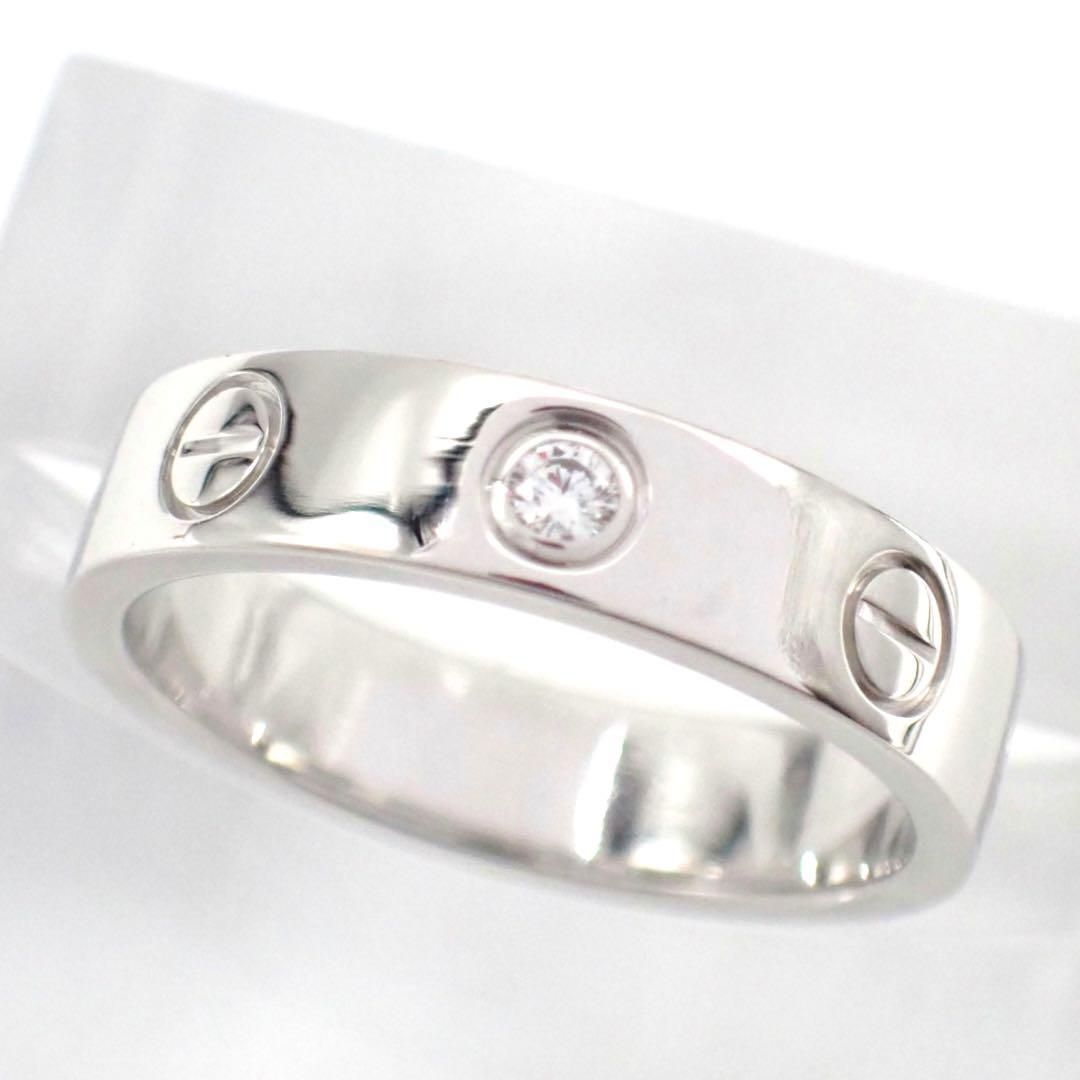 カルティエ 47 ミニラブ リング 1P ダイヤ 750 K18WG 3870 - メルカリ