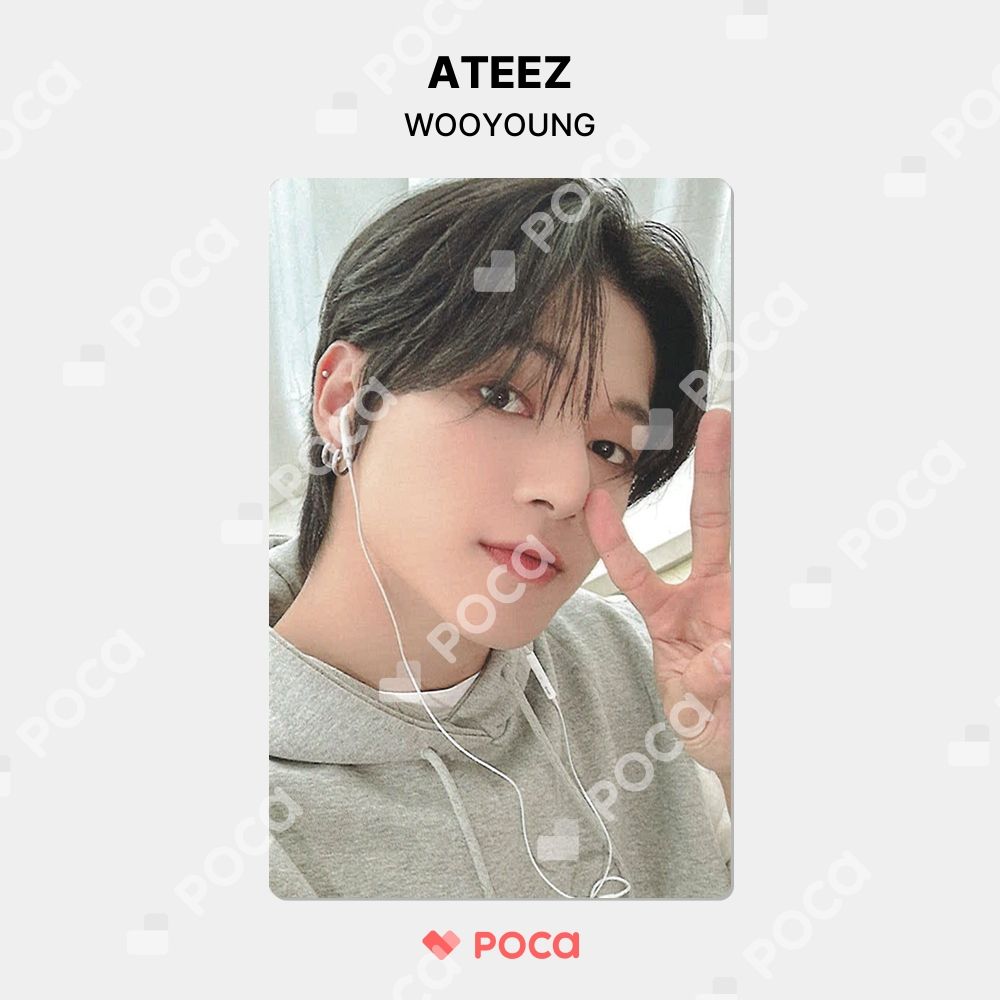 ATEEZ ウヨン ペンミ メッセージトレカ ATEEZ ウヨン トレカ ATEEZ 2024 FANMEETING ATINY'S VOYAGE