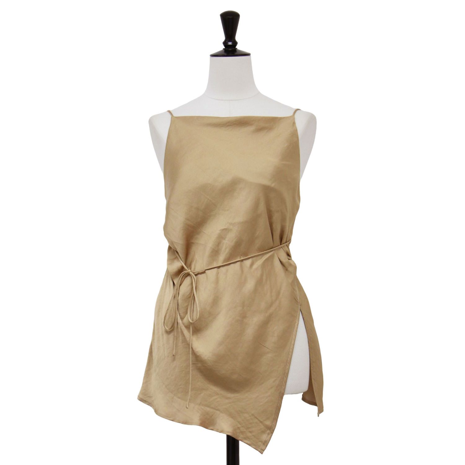 美品】CLANE クラネ トップス ベージュ サイズ:1(M) | 24秋冬 ドレープ 