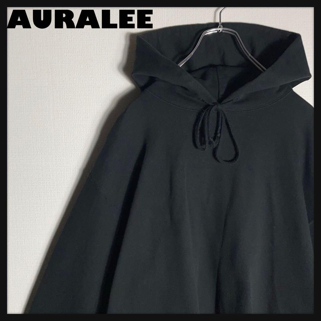 AURALEE プルオーバーパーカー A8AP03GU 黒 サイズ3 - メルカリ
