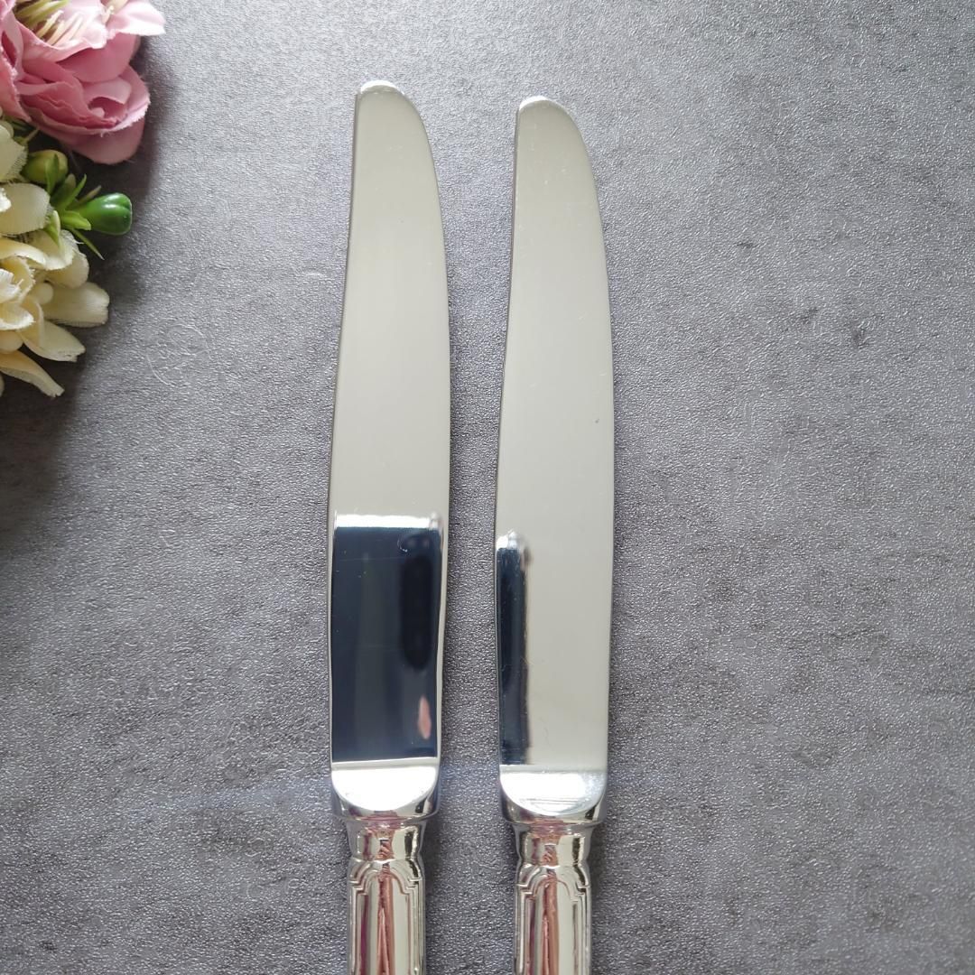 elmo【新品、未開封】希少、廃盤品クリストフルリュバン　バターナイフ2点 希少 クリストフル リュバン スタンダードナイフ 2点 - メルカリ