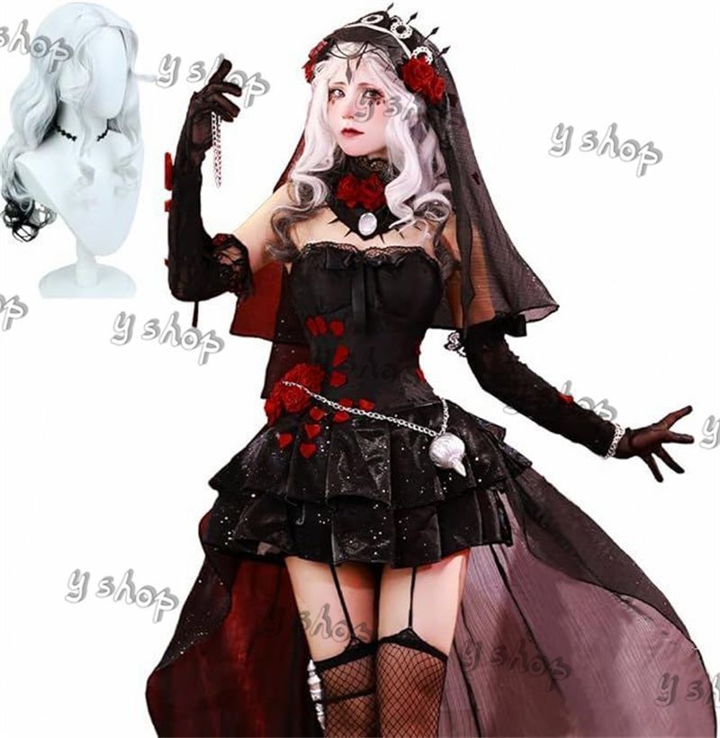 第五人格アイデンティティ5 長い夜 エダ メスマー 心理学者 コスプレ全セット コスチューム 変装 仮装 学園祭 文化祭 舞台装 演出服 撮影用 観賞用 クリスマス ハロウィン cosplay イベン identityⅤ