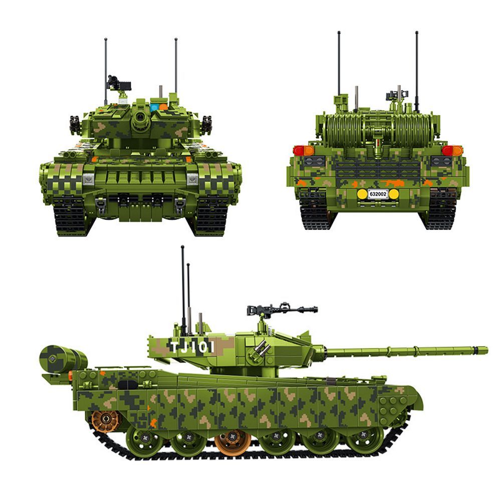 レゴ互換 ブロック TYPE99 戦車 1600ピース yuming社