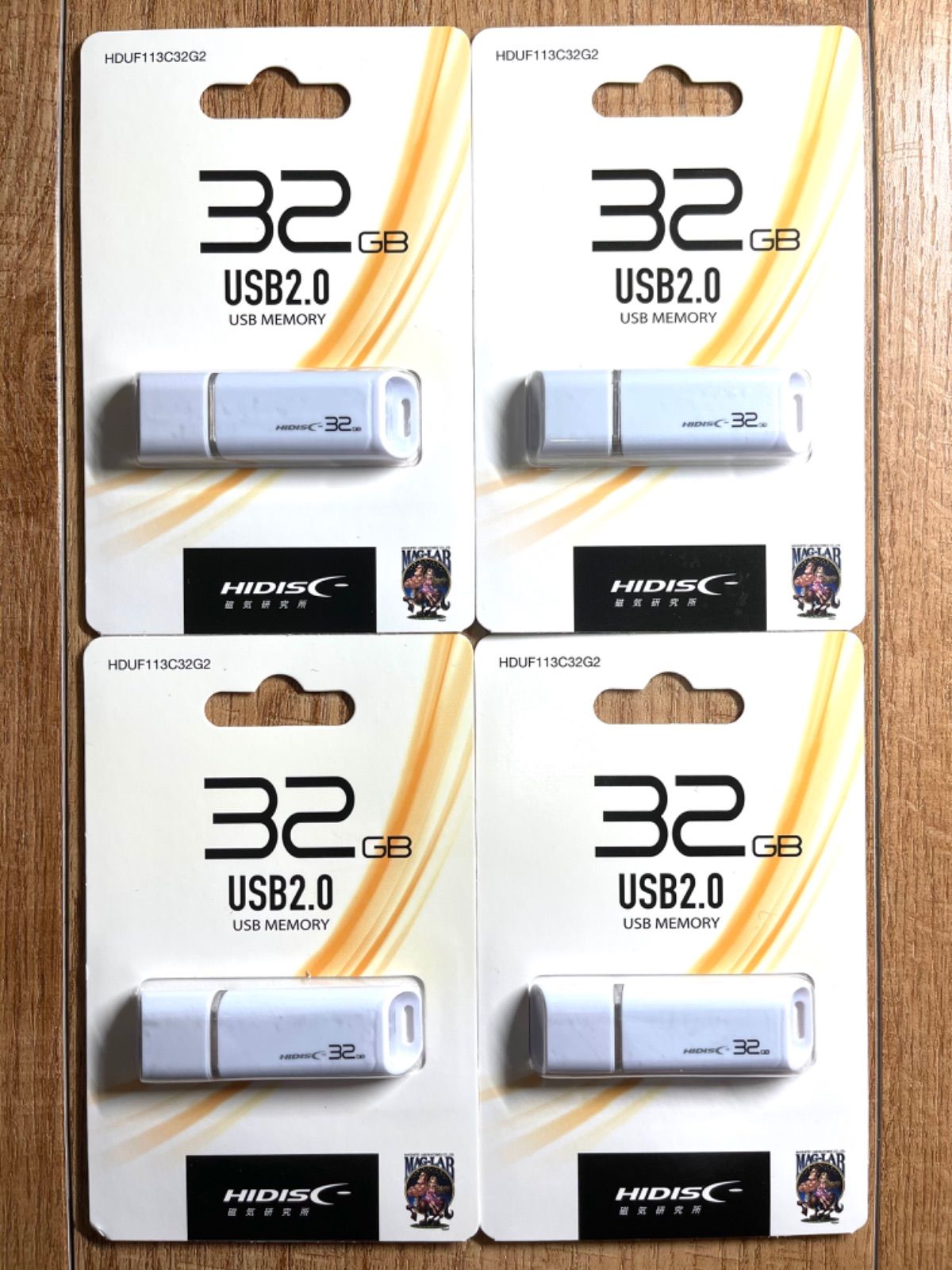 省スペース 洗える おしゃれ 値下げ！(お買い得！)USBメモリ 32GB【4個