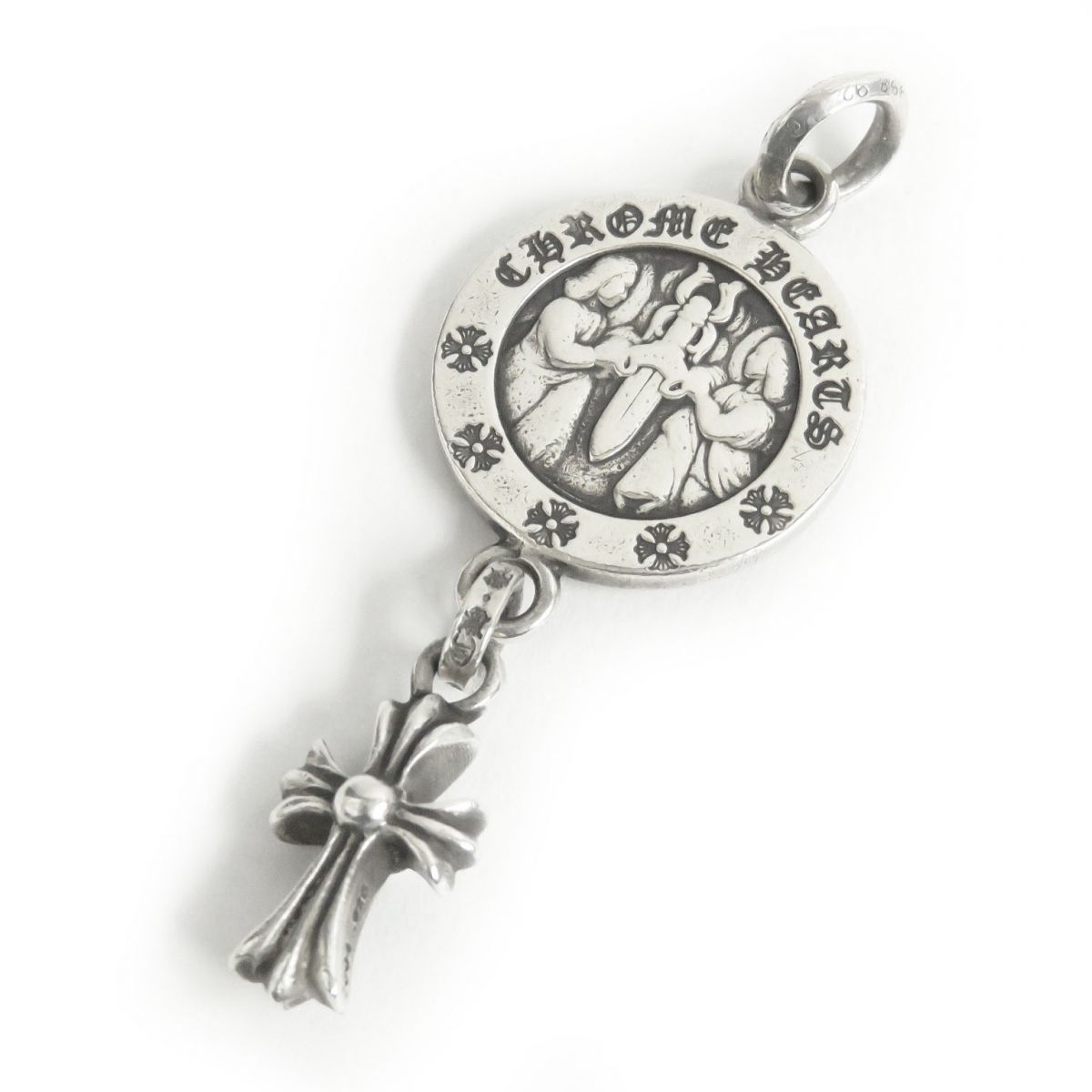美品□CHROME HEARTS/クロムハーツ SV925 ベビーファット エンジェル 