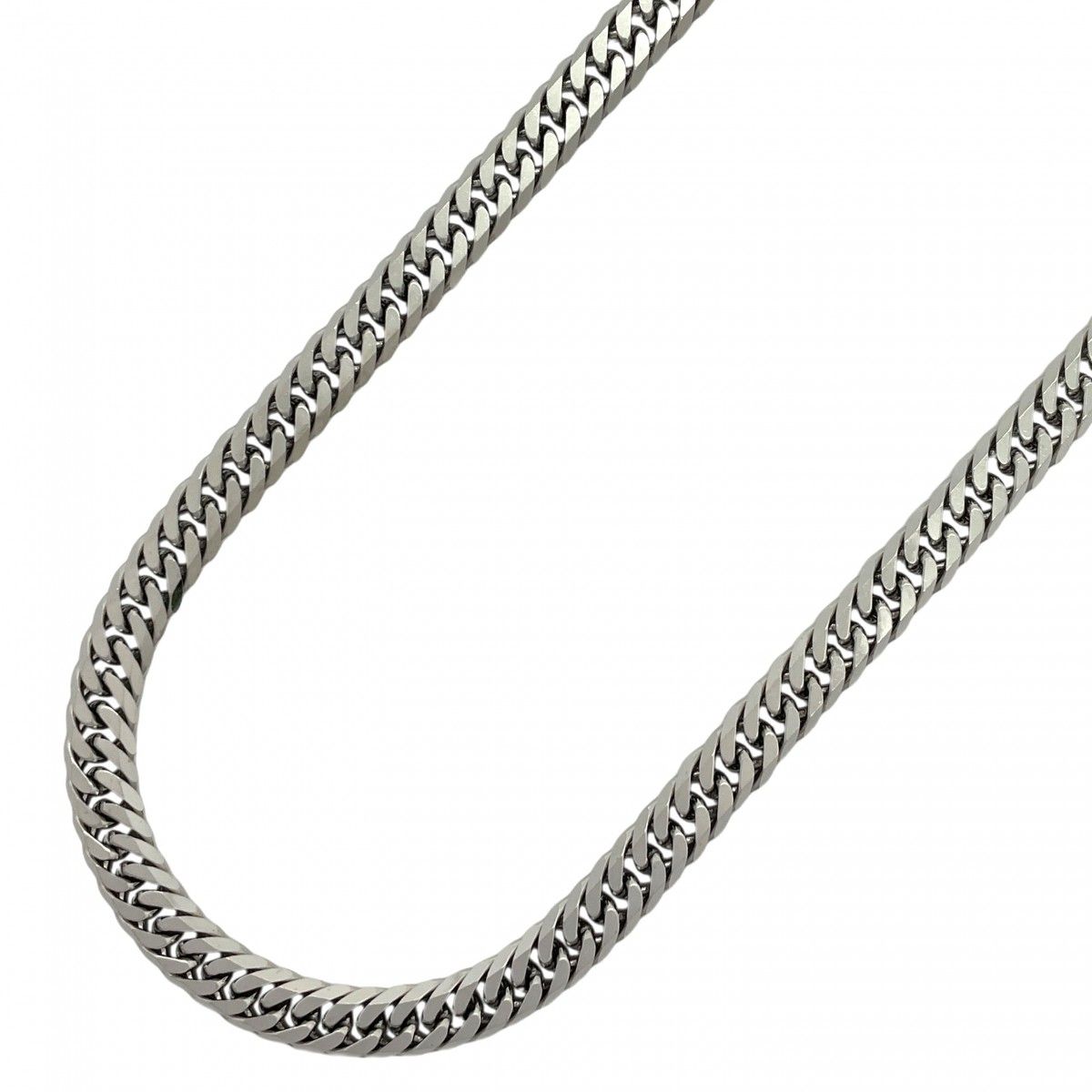 5khd319】喜平 ネックレス Pt850 プラチナ 6面 ダブル 50.9cm 51.3g  