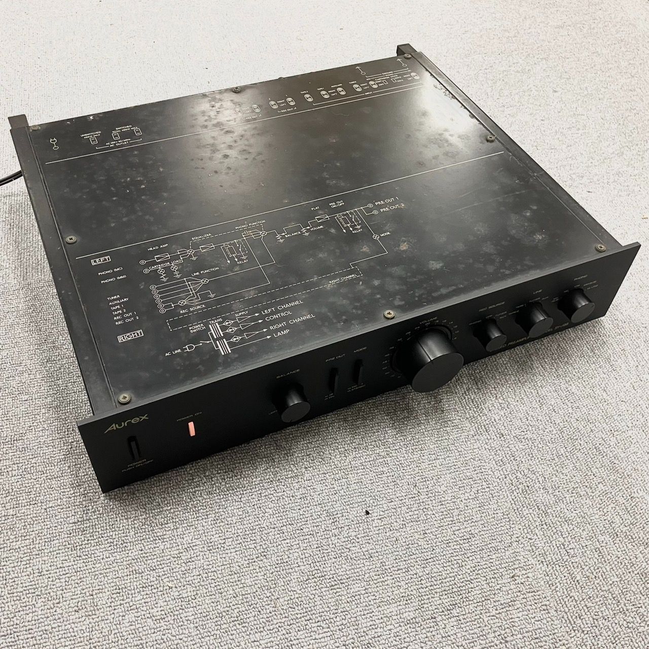 CH023 V109-CH12-508 Aurex オーレックス STEREO PREAMPLIFIER SY-Λ88II ステレオプリアンプ ...