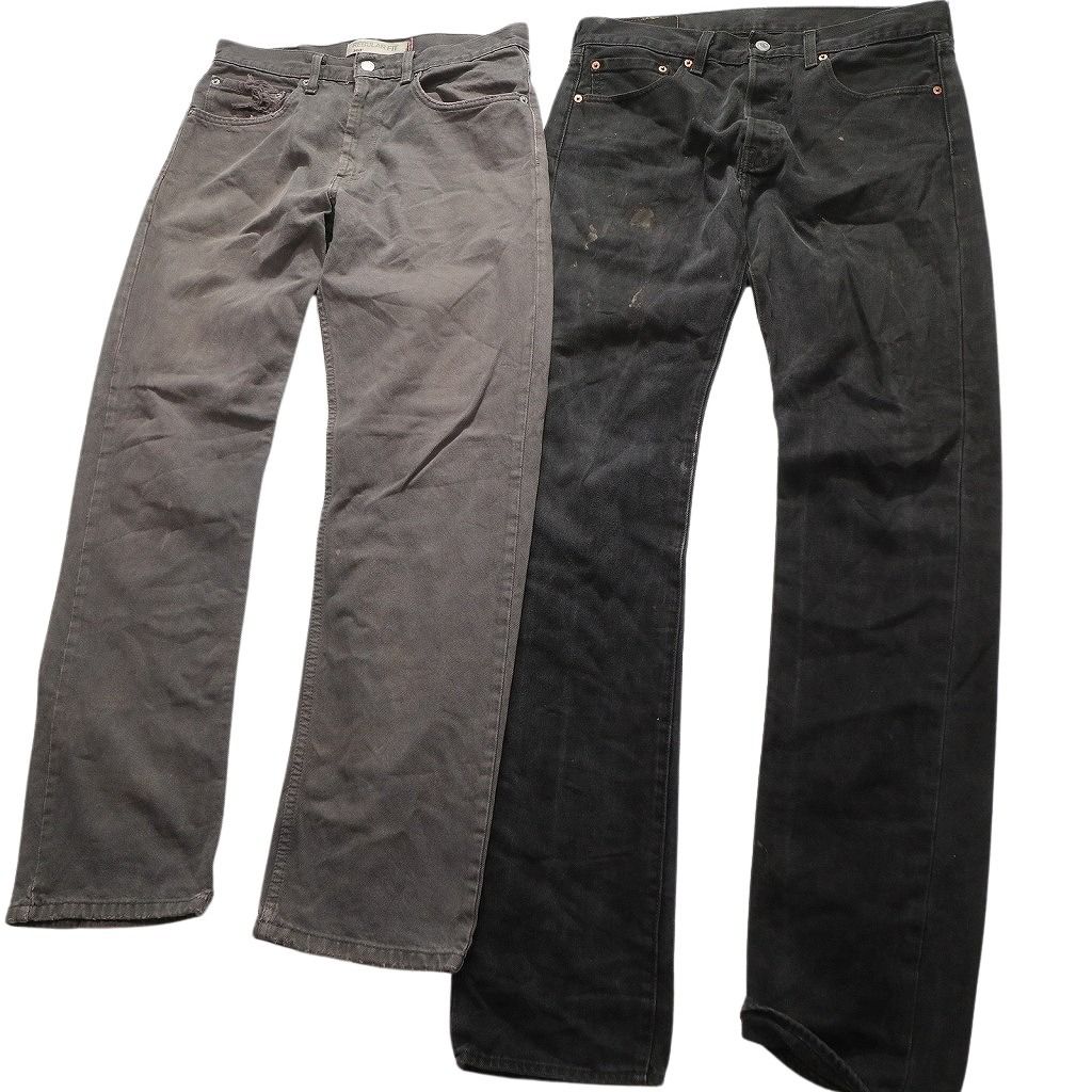 B品】古着卸 まとめ売り リーバイス 501・505 MIX ブラックデニム  