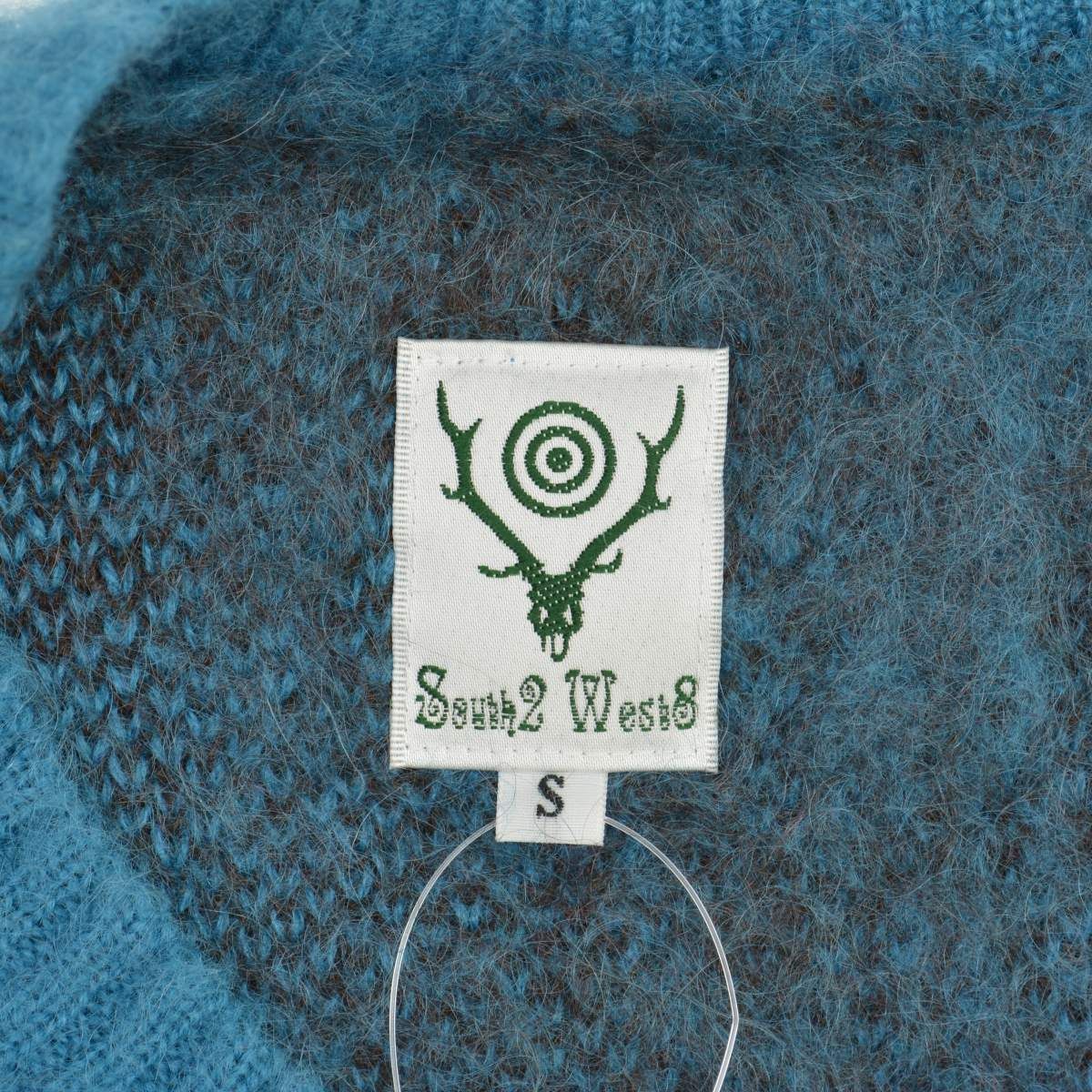 South2West8/S2W8】23AW NS851 Loose Fit V Neck Sweater 