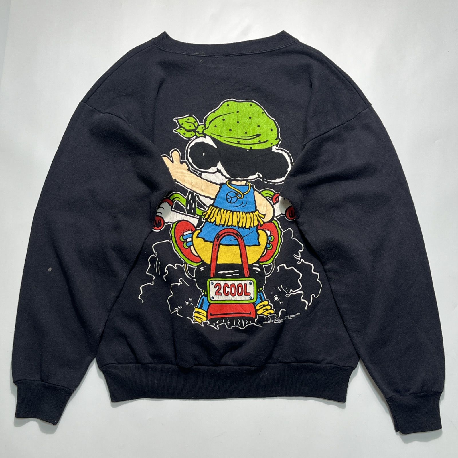 ビンテージ　スヌーピー SNOOPY プリントスウェット 90's PEANUTS Snoopy Link Print Sweatshirt ピーナッツ