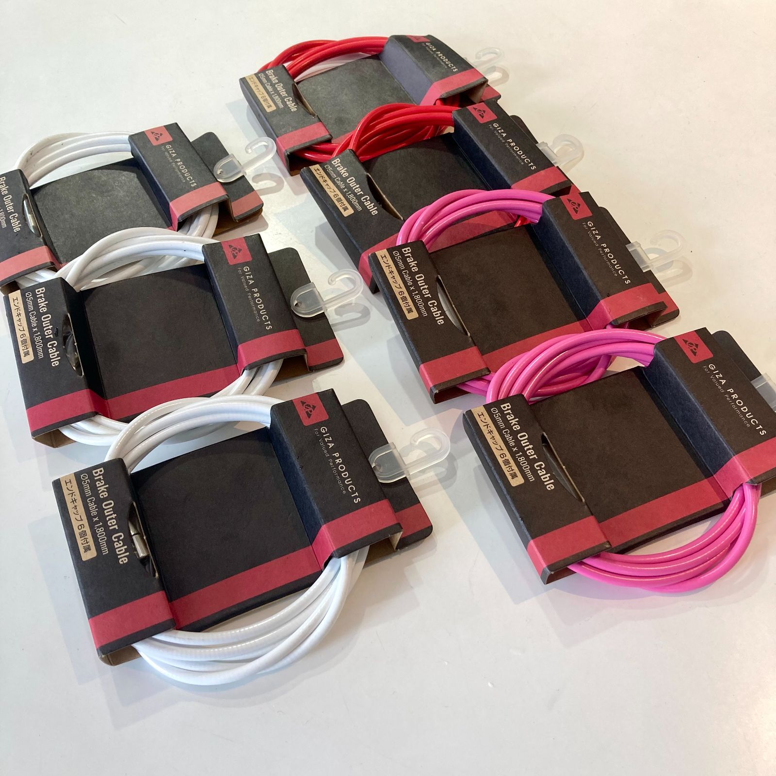 GIZA PRODUCTS ブレーキ アウター ケーブル CP シルバー