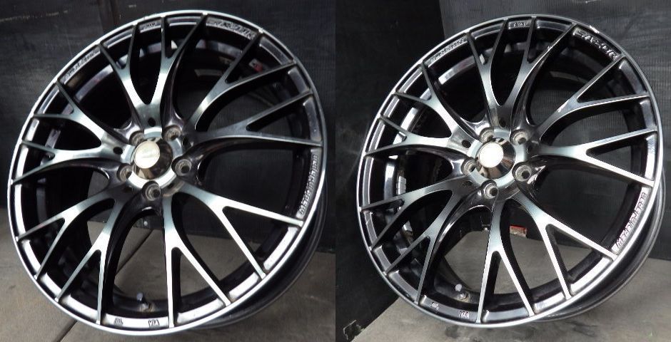 2945 B▲送料無料▲Weds Weds Sport SA-20R ホイール▲18x7.5J 5穴 PCD100 45▲4本