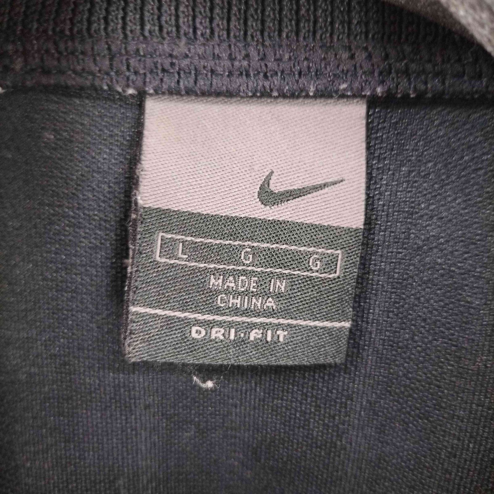 ナイキ NIKE 00S グレータグ スウッシュ 刺繍 背面プリント ジップ 