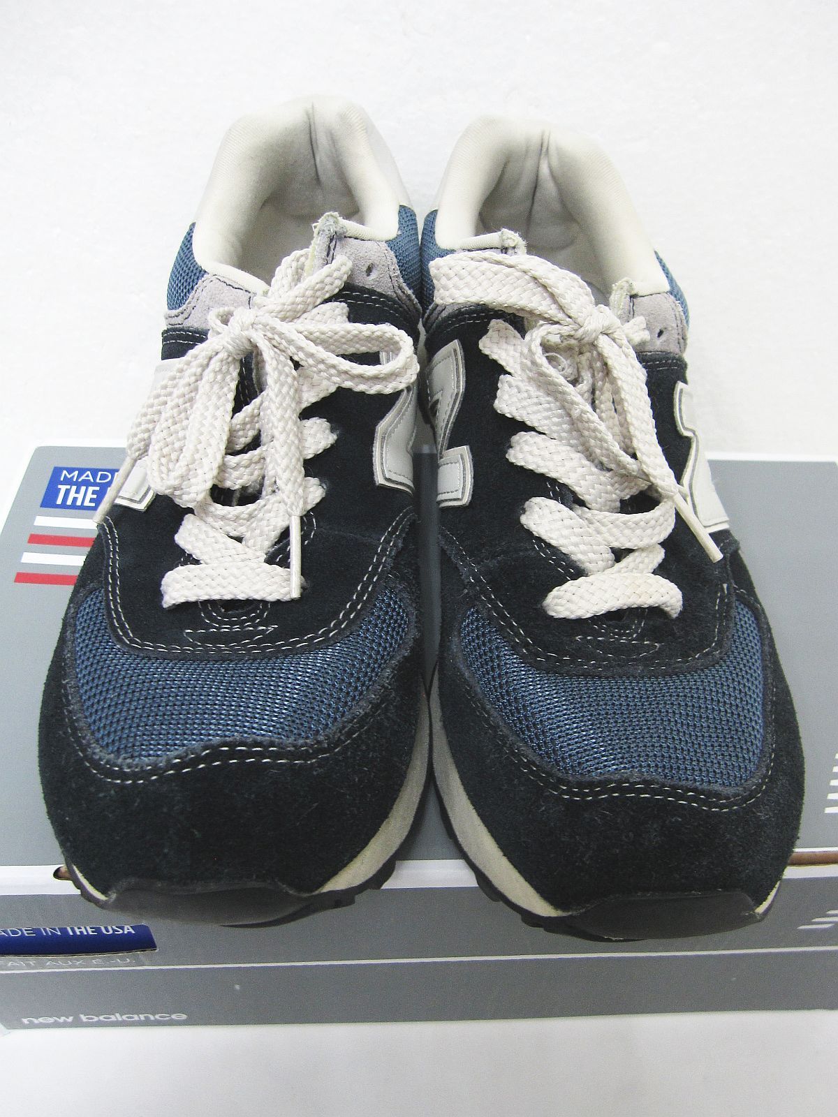 □【USA製】New Balance ニューバランス スニーカー M996NAV ネイビー