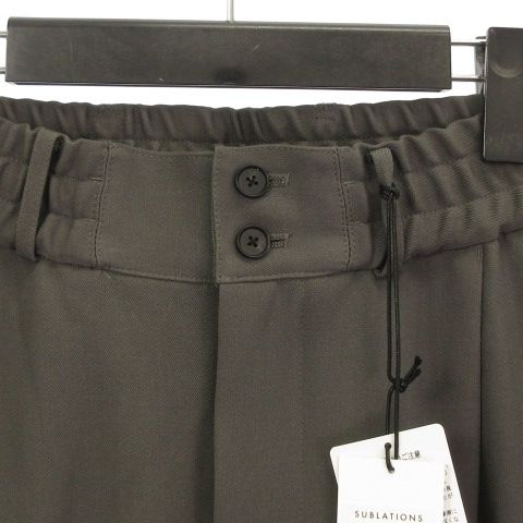 サブレーション SUBLATIONS タグ付き HEAVY WOOL GABARDINE サブレーション SUBLATIONS タグ付き HEAVY WOOL GABARDINE