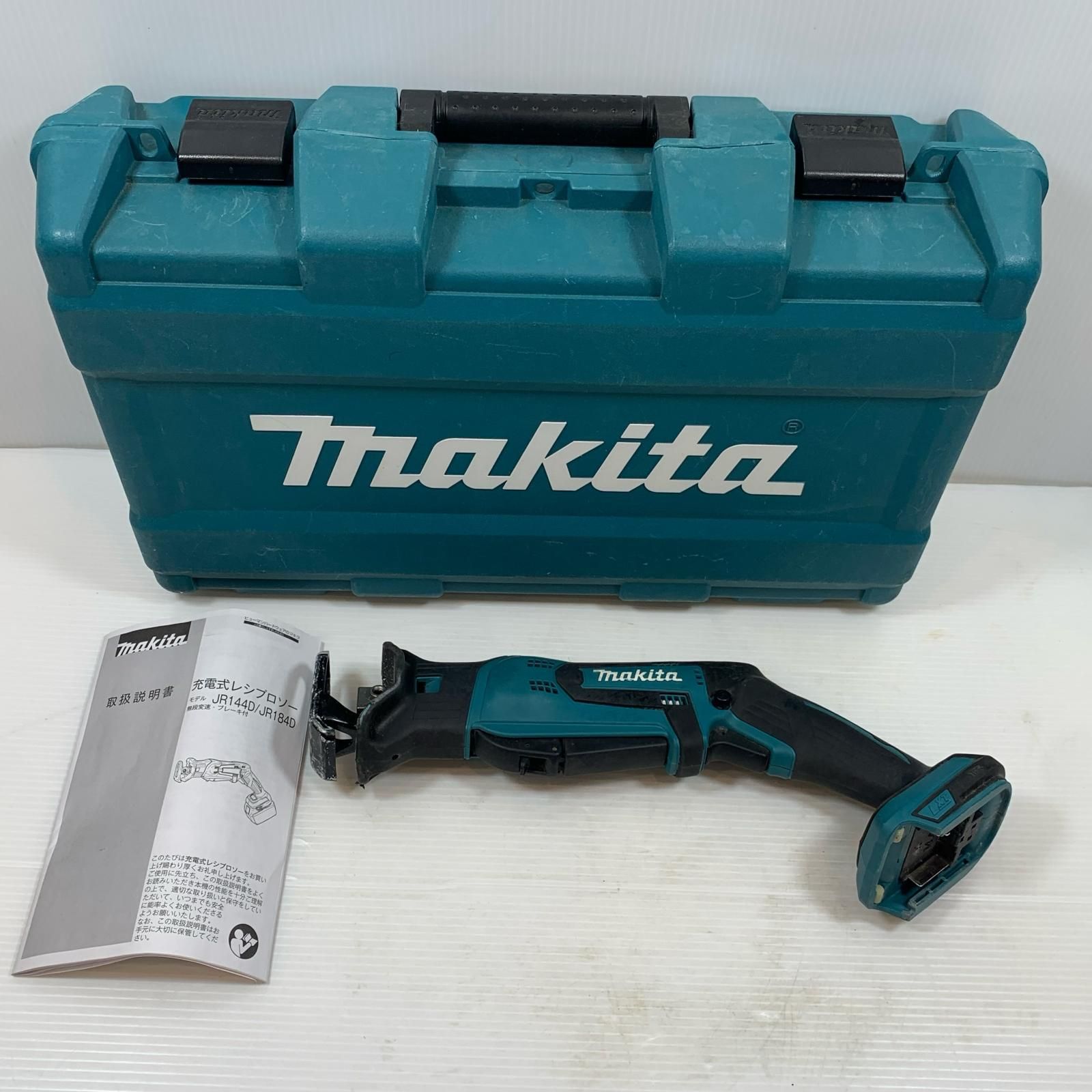κκMAKITA マキタ 切断工具 レシプロソー JR144D ケース付 コードレス式 14.4v JR144D グリーン