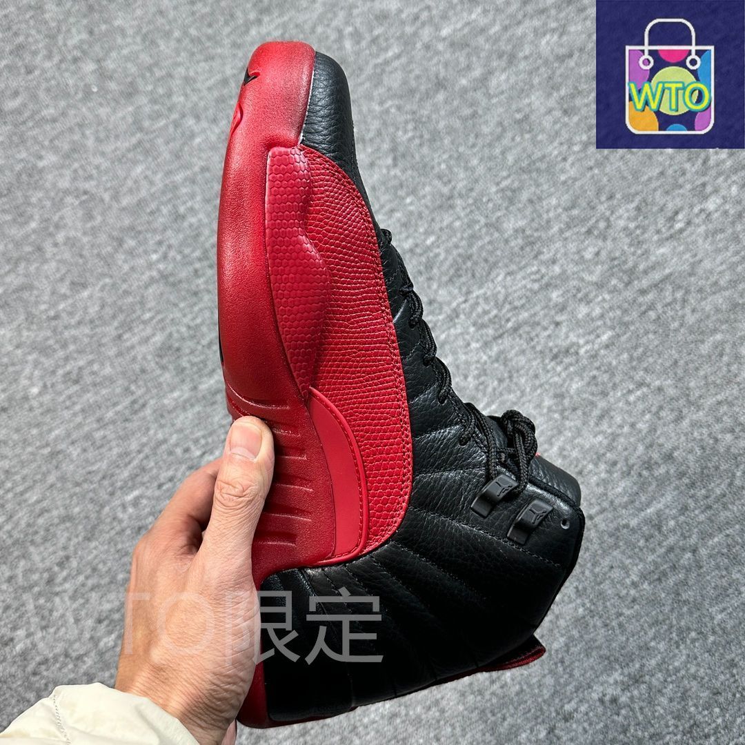 ナイキ エア ジョーダン 12 レトロ フルゲーム ブラック バーシティレッド 3/4発売｜Nike Air Jordan 12 