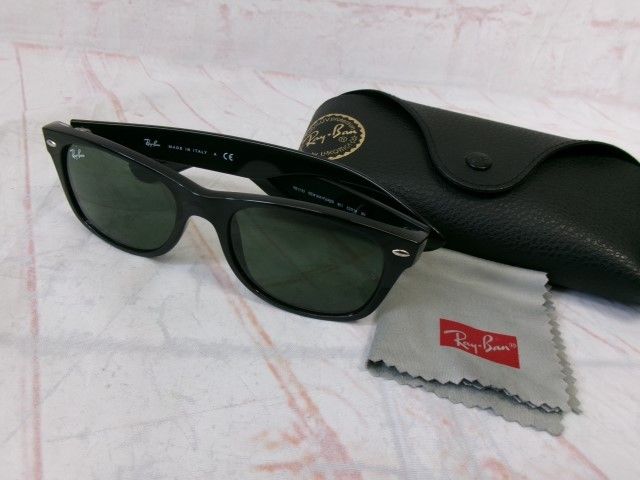 Ray-Ban RB2132 ブラック サングラス ケース付き Amazon.co.jp: (レイバン) RAYBAN NEW WAYFARER ブラック