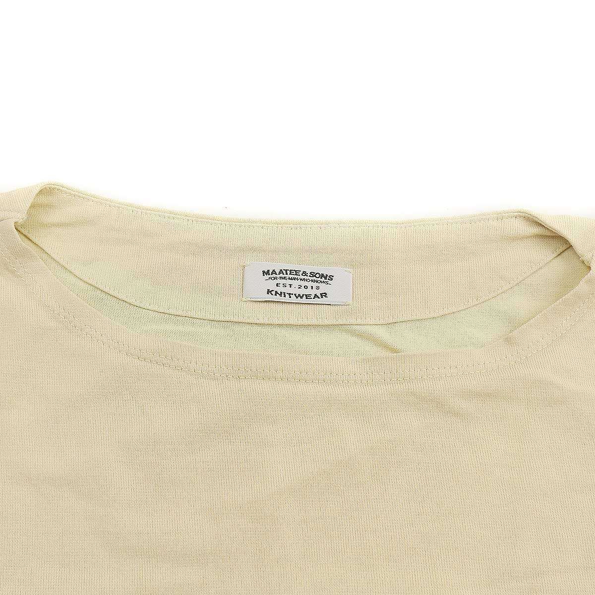 MAATEE＆SONS マーティーアンドサンズ 23SS 和紙 BOAT S/S TEE Tシャツ