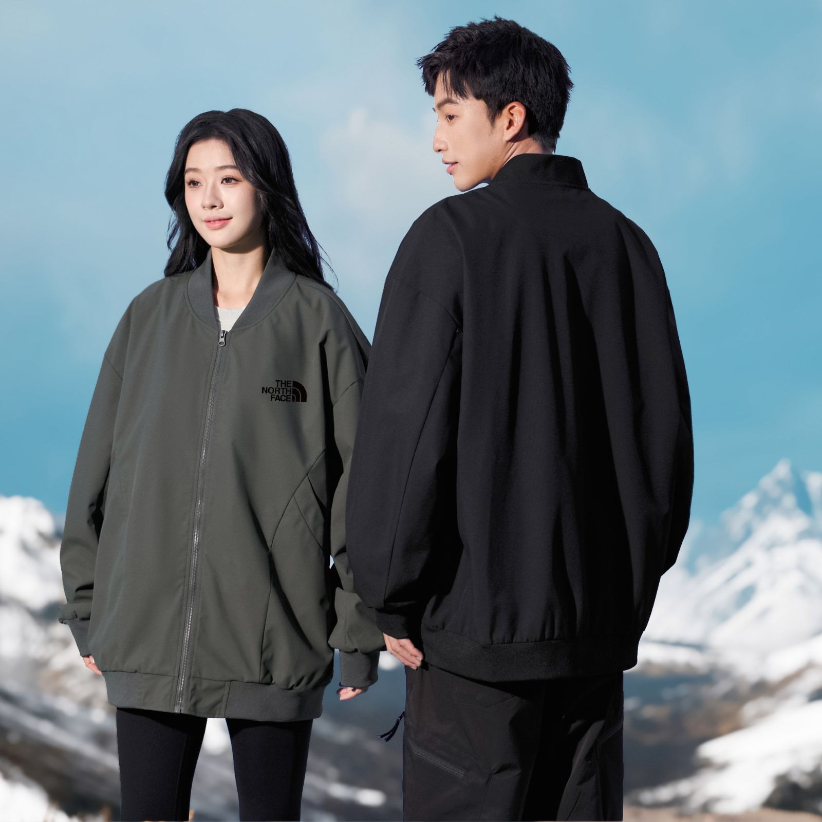 The North Face 25S ファッションジャケット ベースボールジャケット カップル同じスタイル