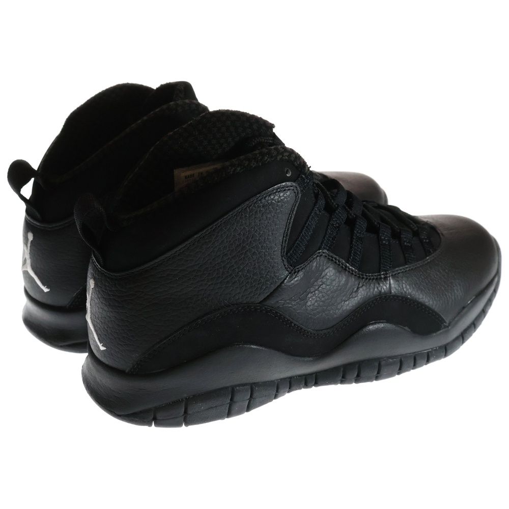 NIKE ナイキ 【観賞用2005年製】 AIR JORDAN 10 RETRO BLACKOUT エアジョーダン 10 レトロ ブラックアウト ハイカットスニーカー ブラック US10.5/28.5cm 310805-010 NIKE (ナイキ) 【観賞用2005年製】 AIR JORDAN 10 RETRO BLACKOUT エア