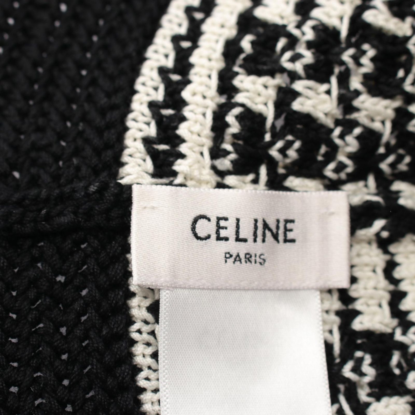 セリーヌ CELINE ニットキャップ クロシェ ニット帽 2AE5S817X.38EC 