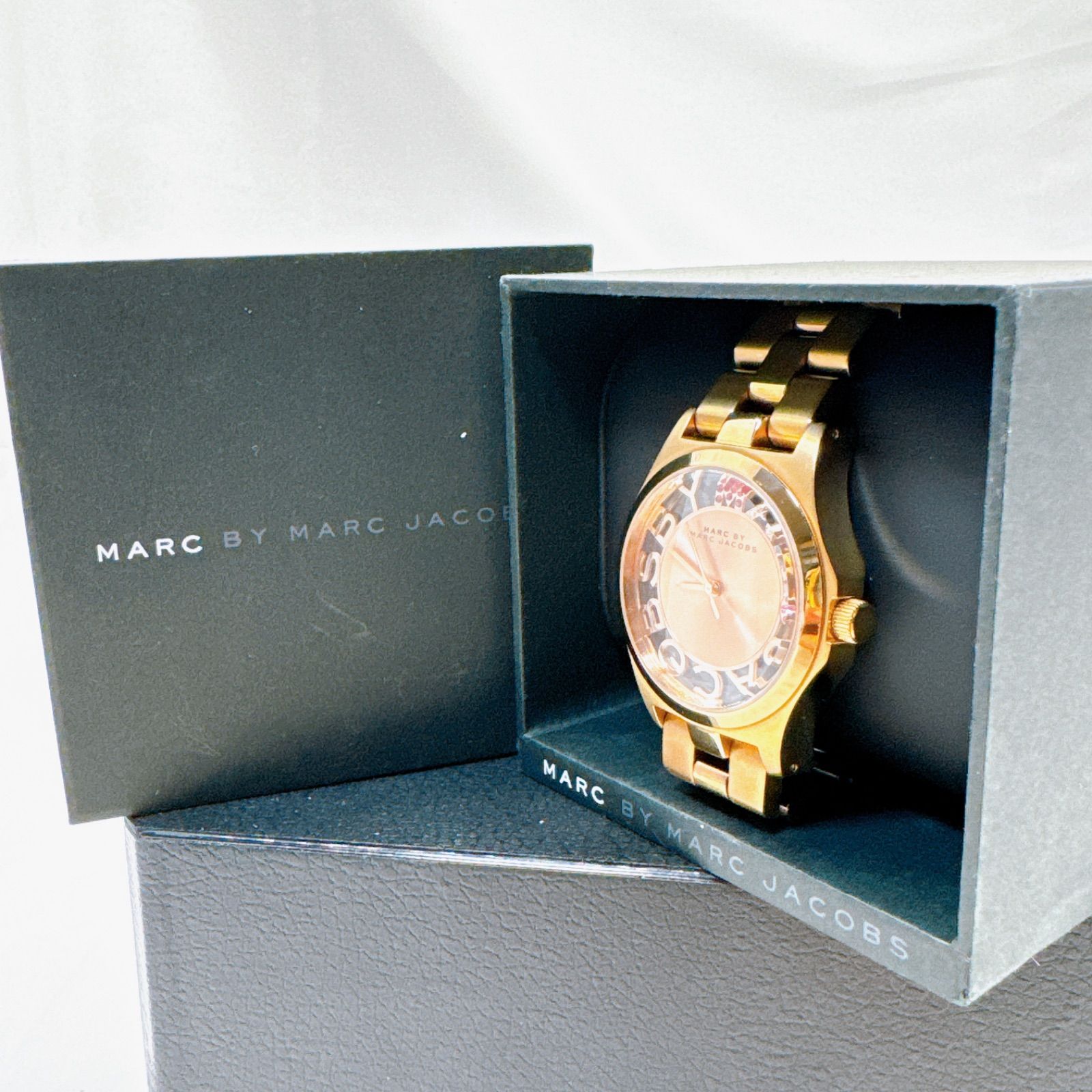 MARCJACOBSマークジェイコブス腕時計レディース電池交換調整済取