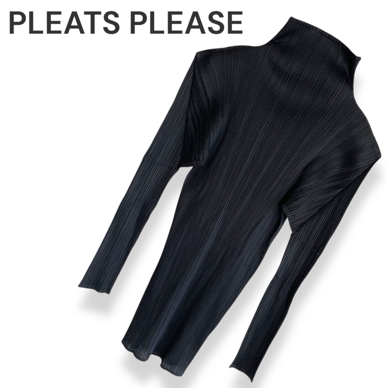 PLEATS PLEASE ISSEY MIYAKE 】Made in Japan high neck