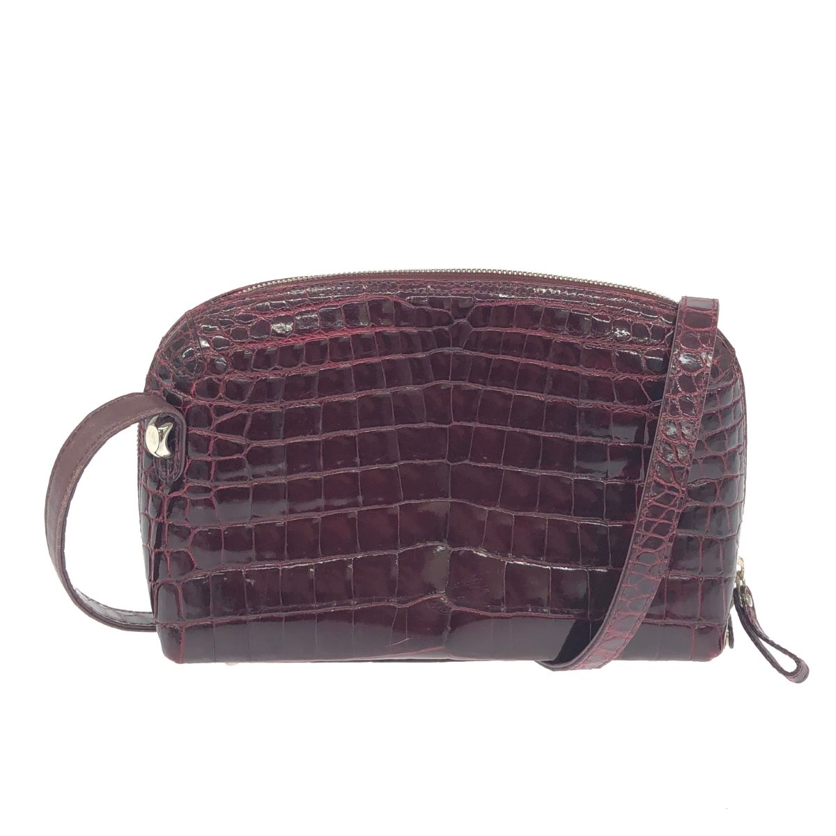 CROCODILE クロコダイル JRA認定 ミニ ショルダーバッグ