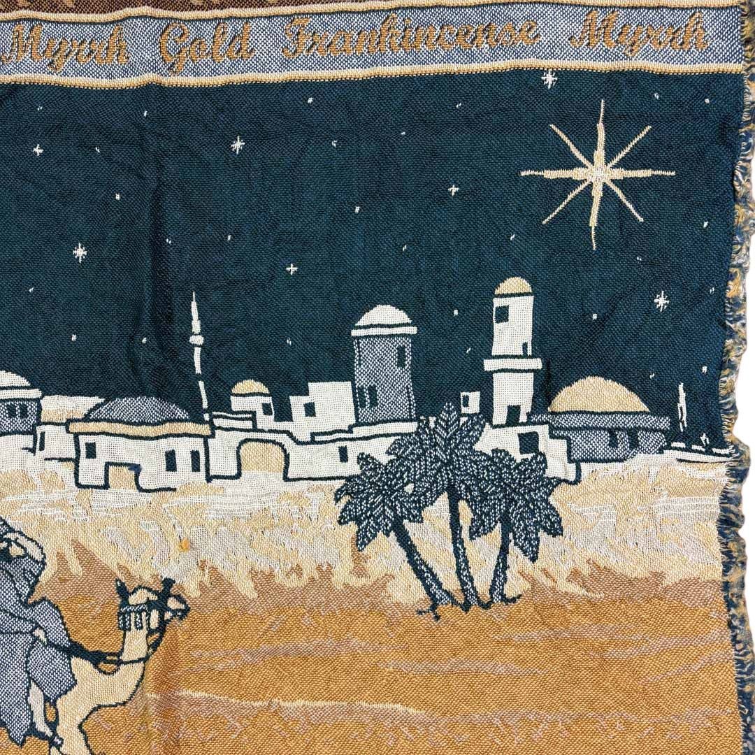 vintageラグ カーペット キリスト教 ベツレヘム 宗教 1700