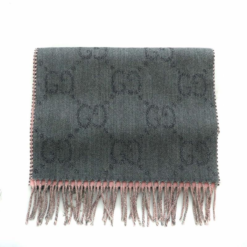 GUCCI マフラー　ギンガムチェック 2-594.jpg