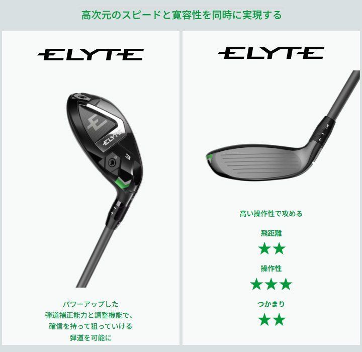 ELYTE ユーティリティ 5H VENTUS for CW SR