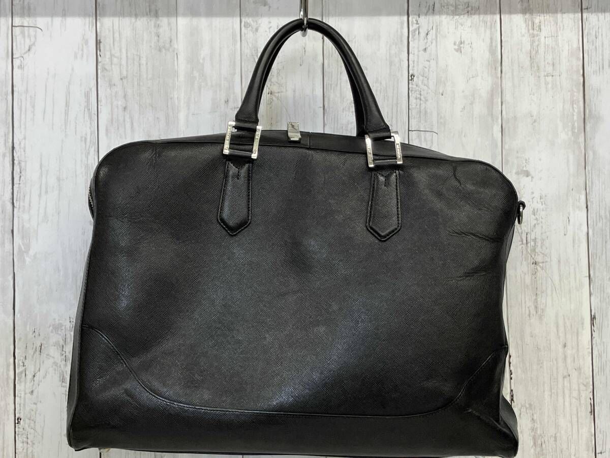 PELLE MORBIDA ブリーフケース ペッレモルビダ 2way ショルダーバッグ A4 書類カバン ビジネスバッグ レザー ブラック 通勤通学