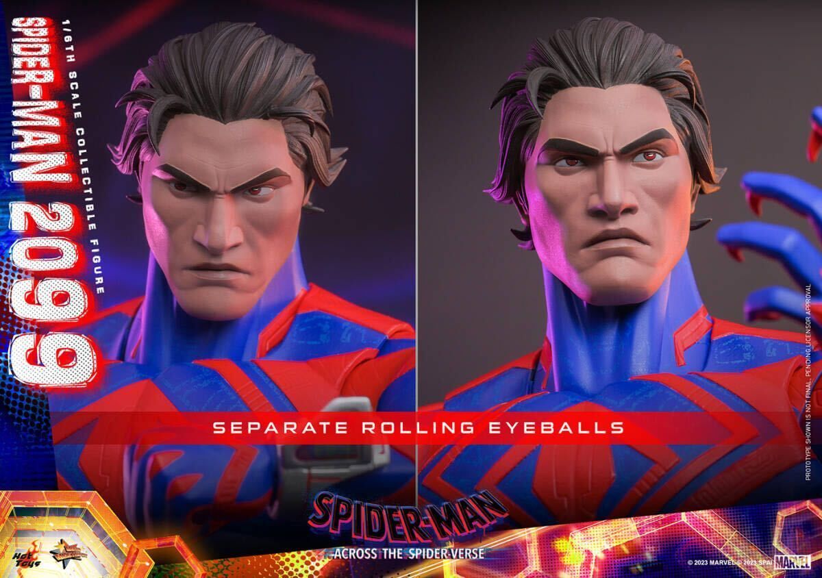 ホットトイズ MMS711 スパイダーマンアクロス・ザ・スパイダーバース2099 ホットトイズ 1/6 スパイダーマン：アクロス・ザ・スパイダー