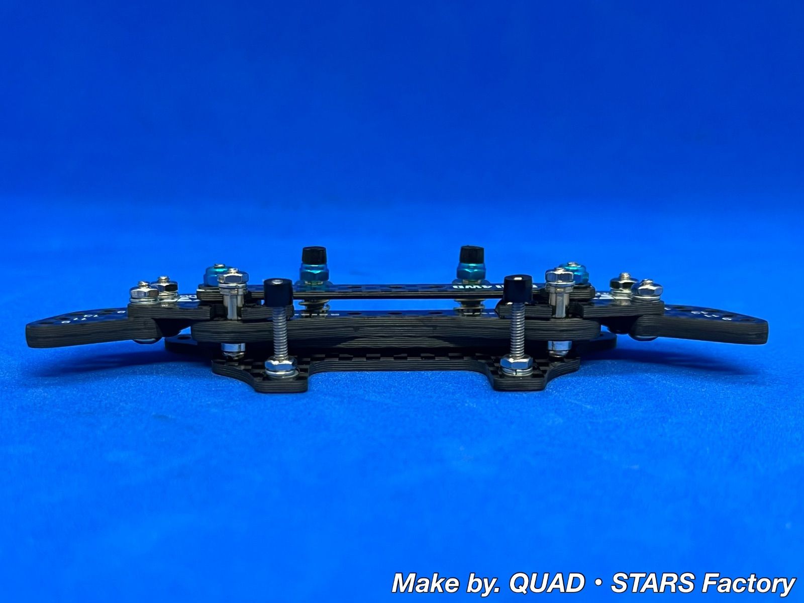 ミニ四駆・MSシャーシ用】2軸ATピボットバンパー＋1.5mm段下げ