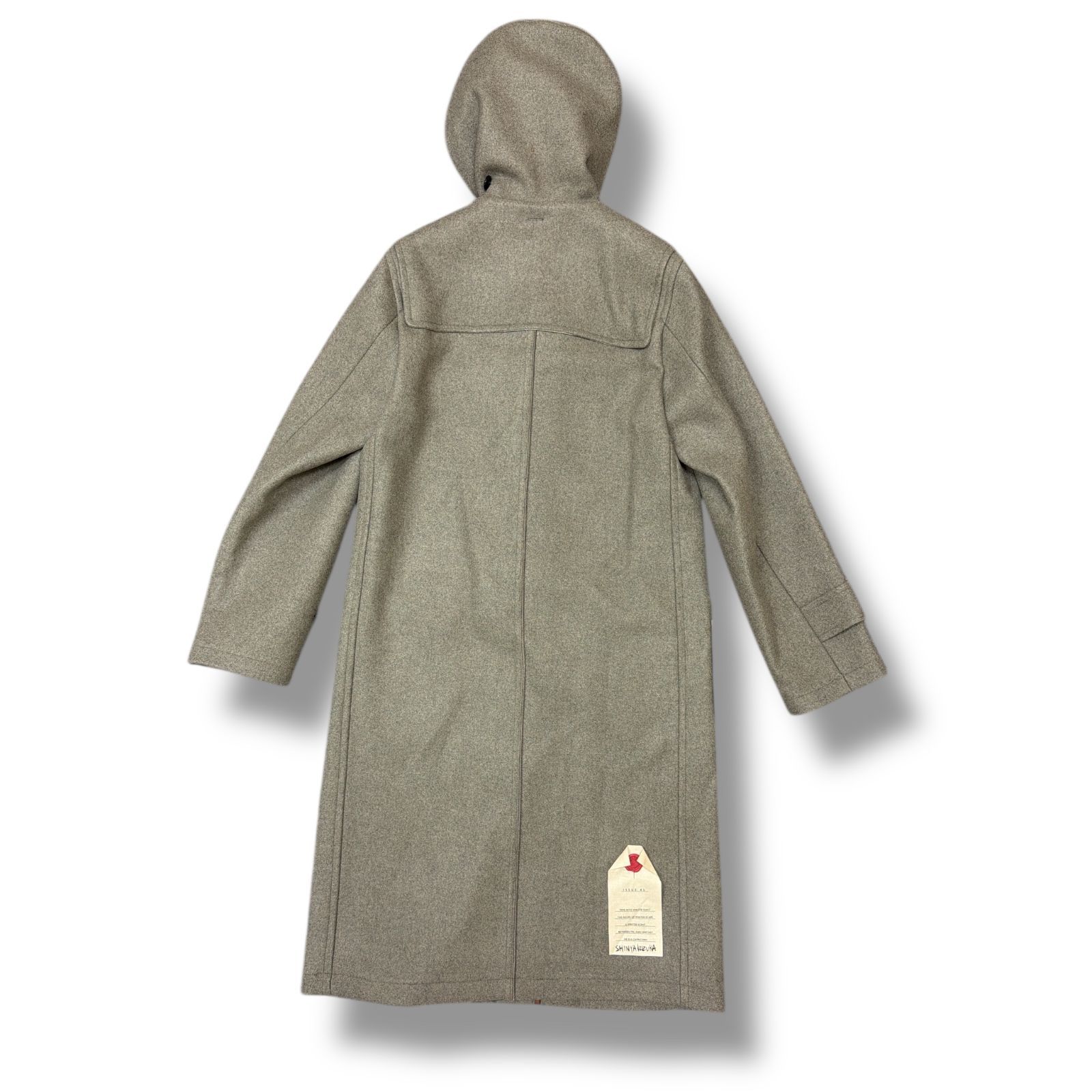 参考上代132000円 SHINYAKOZUKA 24AW PENCIL DUFFLE WITH NO BIJOU ダッフルコート シンヤコズカ シンヤコヅカ 2402SK03NB モカ