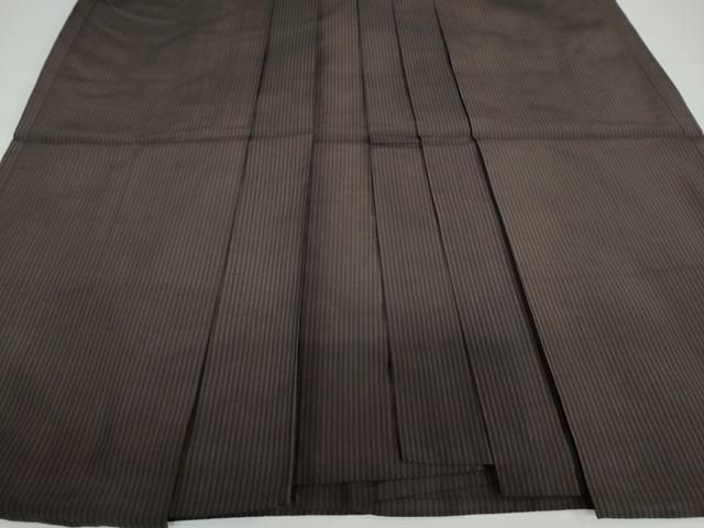 平和屋着物●男性 馬乗り袴 縞 正絹 DAAY5249ud