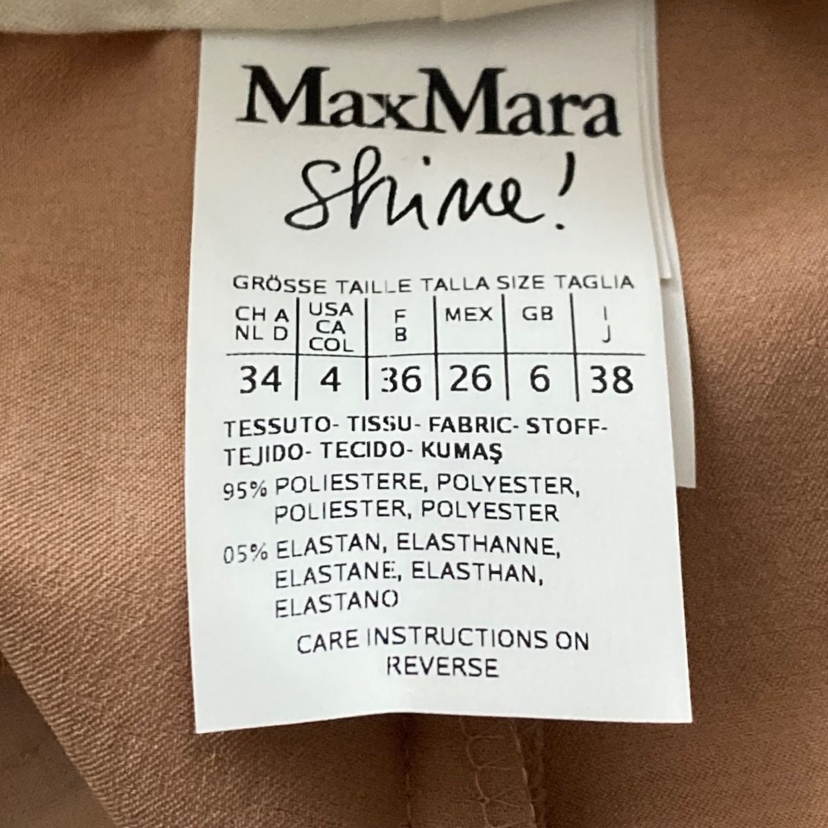 Max Mara(マックスマーラ) パンツ サイズIJ38 レディース - ベージュ ...