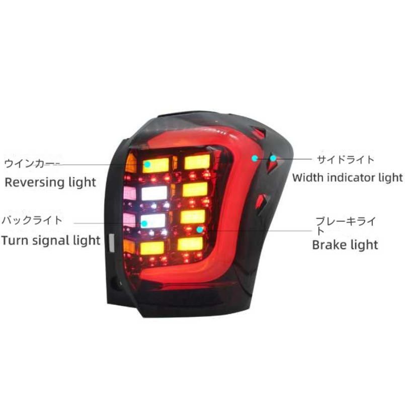 スバルフォレスターに適用されます2013-2018 LEDテールランプアセンブル改造ブレーキランプウインカー2箇 BRIGHTFACE_UK