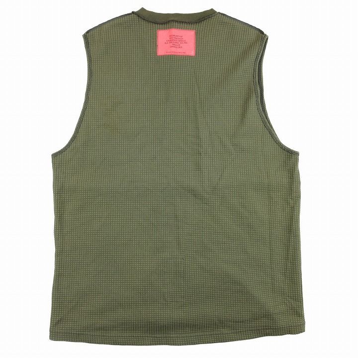 21SS N.HOOLYWOOD エヌハリウッド sleeveless crewneck オーバーサイズ ノースリーブ 緑 サイズ38 9211-CS19-032