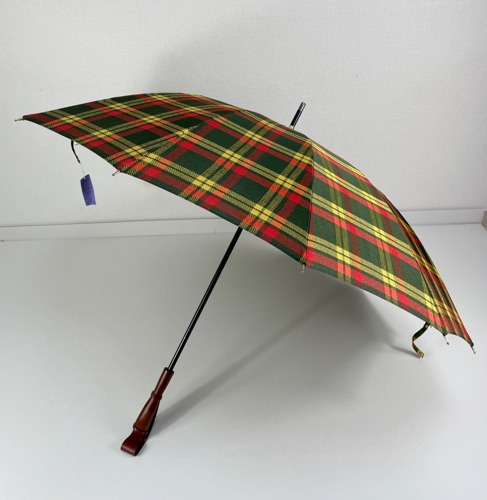 福井洋傘 ZENZA シルク100% 正絹 折り傘 晴雨兼用傘 辻ヶ花 手造り - 傘