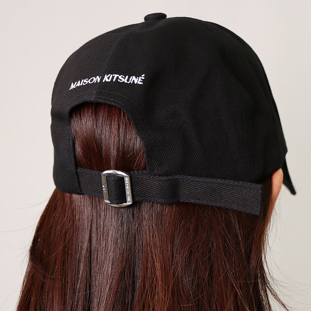 メゾンキツネ MAISON KITSUNE キャップ 帽子 LARGE FOX HEAD