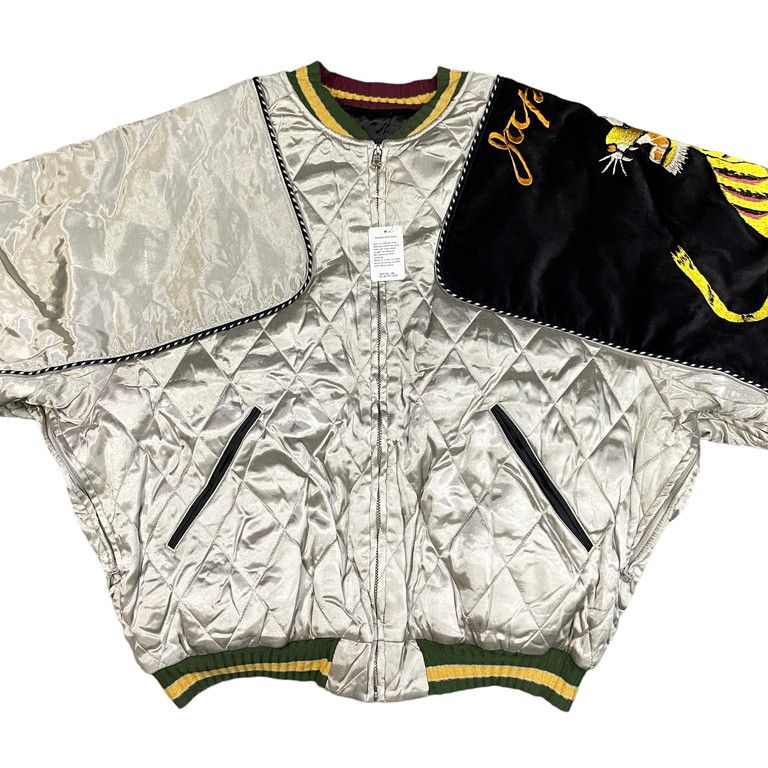 KAPITAL SHAM BOMBERレーヨンサテンキルティング シャムボマーJKT