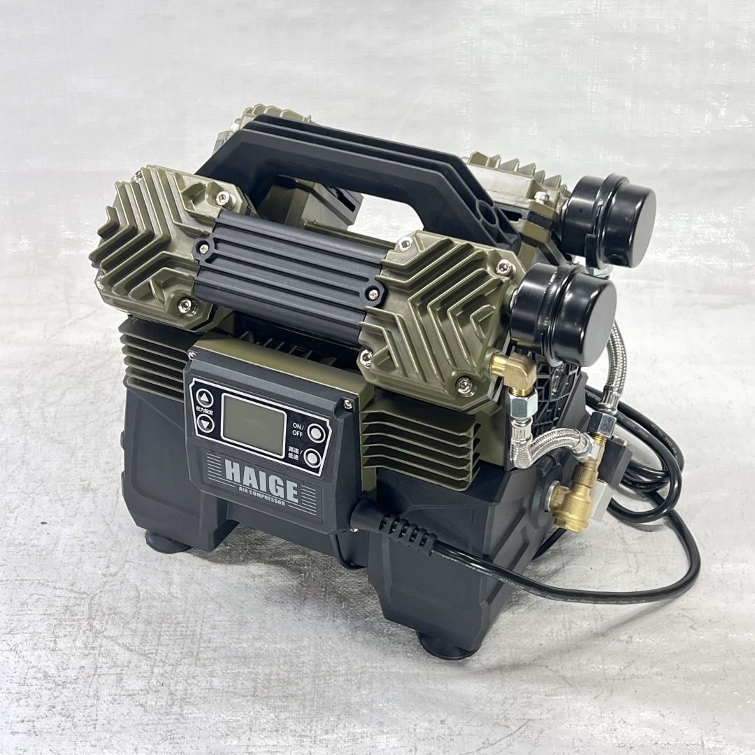 品 エアー コンプレッサー 100V 0.8Lタンク内蔵 オイルレス 最大圧力1.0MPa 静音 小型 軽量 HG-DC992 648-1